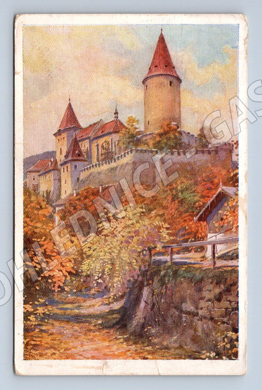 Pohlednice Křivoklát historický hrad Muth (M6209)