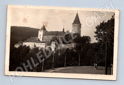 Pohlednice Hrad Křivoklát 1942 protektorát (M6210)