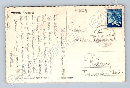 Pohlednice Křivoklát historická 1961 (M6211)