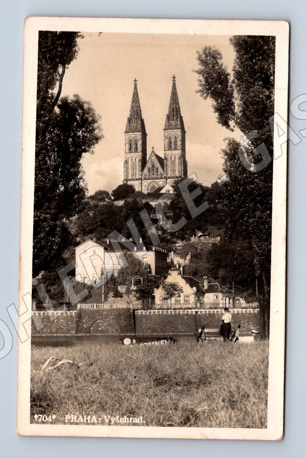 Pohlednice Starý Vyšehrad Praha do 1950 (M6215)