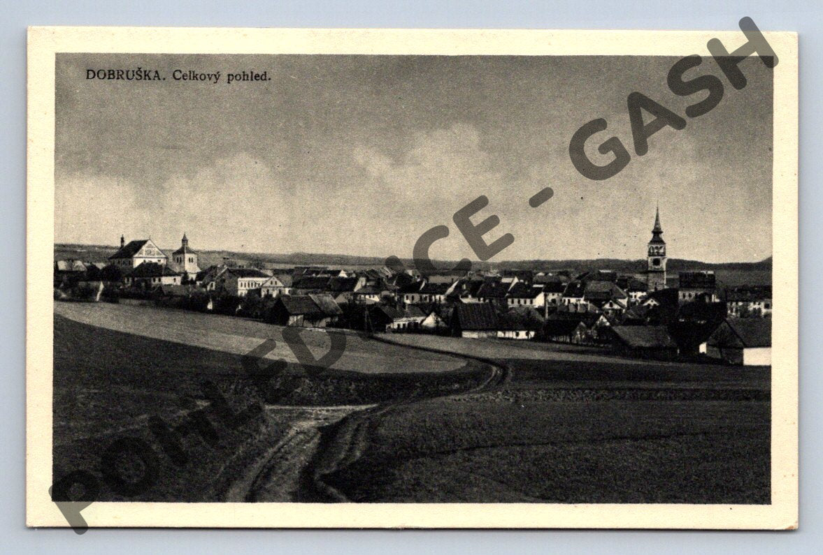 Pohlednice Dobruška celkový pohled (M622)