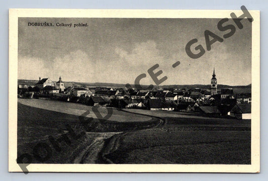 Pohlednice Dobruška celkový pohled (M622)