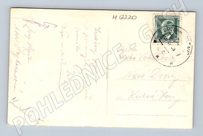 Pohlednice Orlík nad Vltavou zámek 1931 ČSR (M6220)