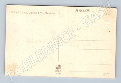 Pohlednice Valdštejn Turnov historická 1951 (M6224)