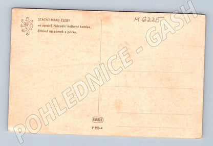 Pohlednice Žleby státní hrad pohled z parku (M6225)