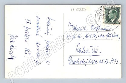 Pohlednice Hrad Zvíkov historická známka Beneš (M6227)