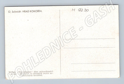Pohlednice Hrad Kokořín O Schmidt nevydaná (M6230)