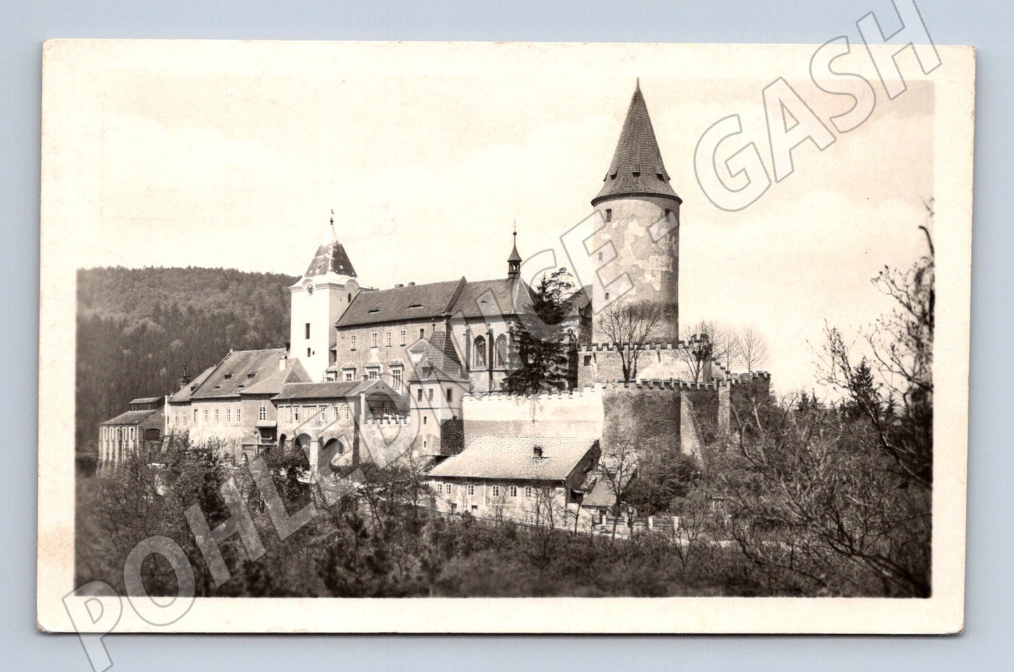 Pohlednice Hrad Křivoklát stará zaslaná (M6231)