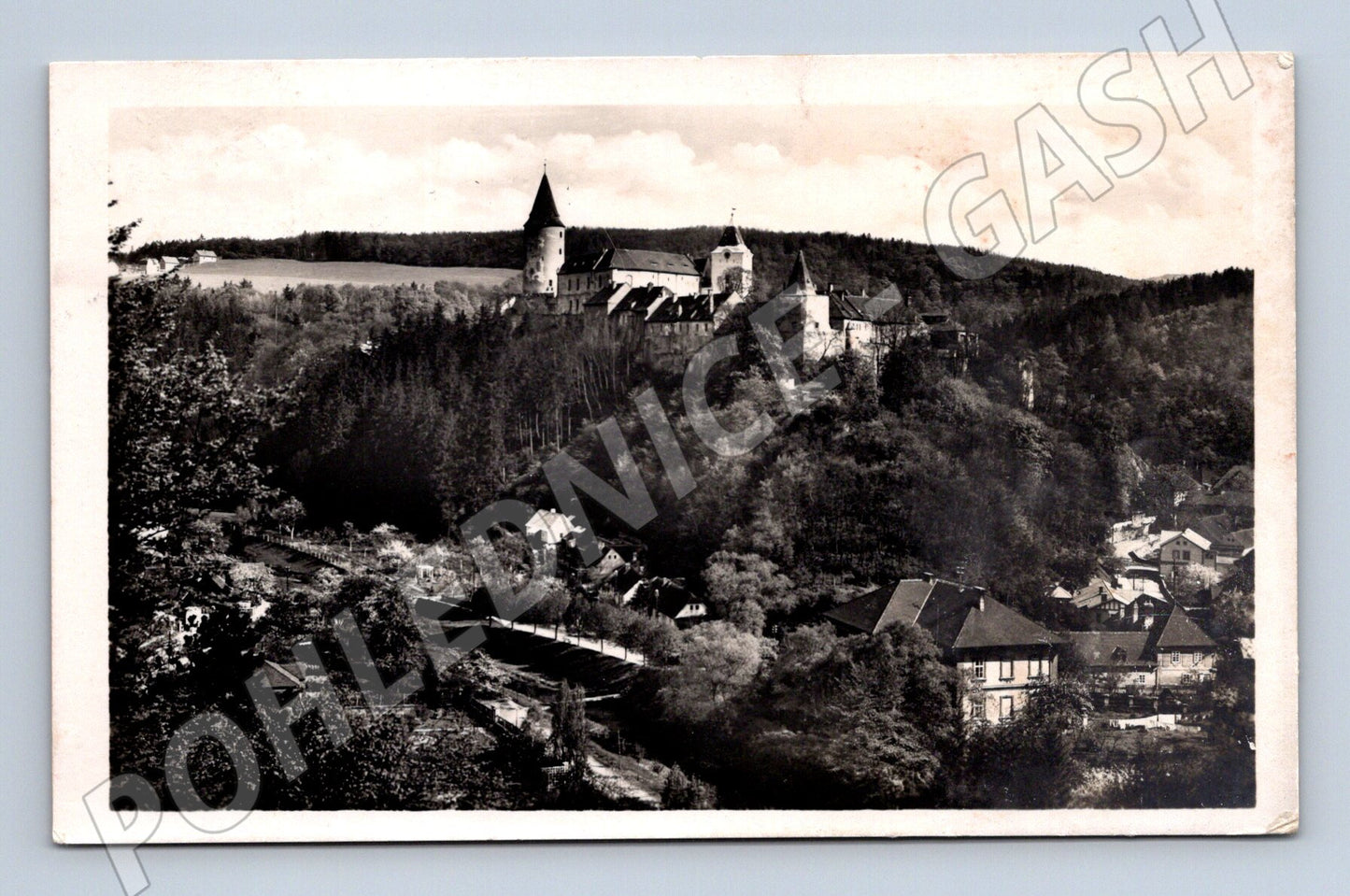 Pohlednice Hrad Křivoklát Pürglitz prošlá (M6234)