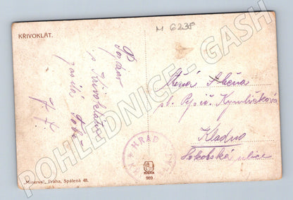 Pohlednice Hrad Křivoklát Minerva použité (M6238)