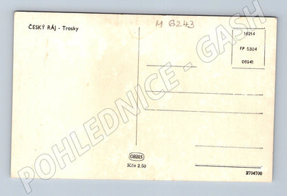 Pohlednice Český ráj hrad Trosky Orbis čistá (M6243)