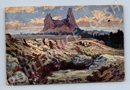 Pohlednice Trosky Český ráj ručně psaná RU (M6244)