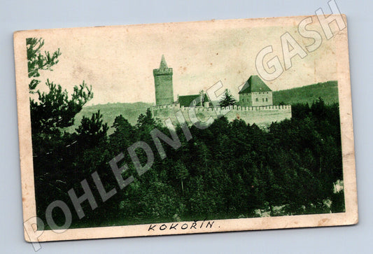 Pohlednice Hrad Kokořín stará pohlednice (M6245)