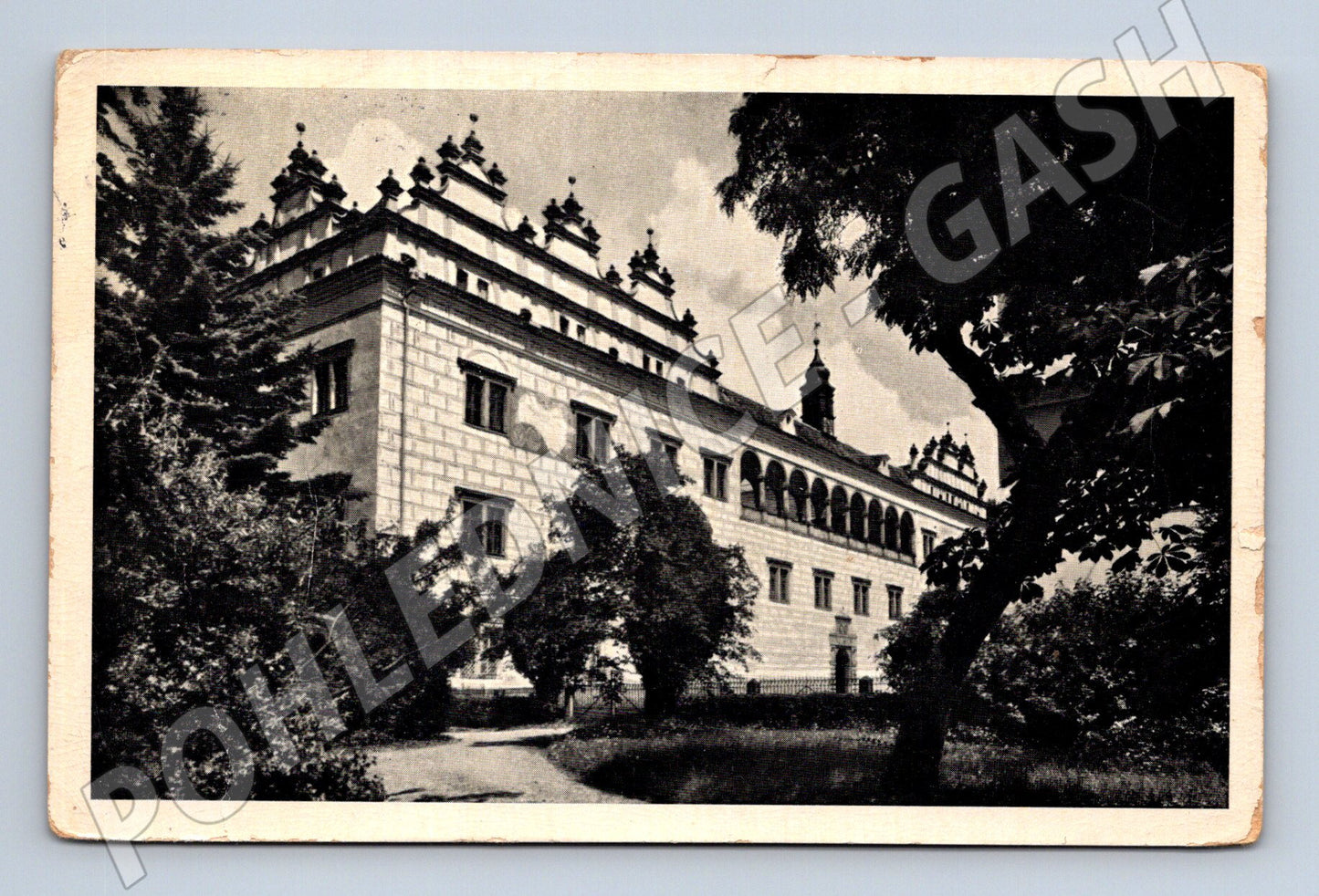 Pohlednice Litomyšl zámek stará (M6251)