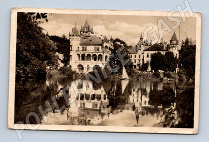 Pohlednice Žinkovy zámek 1957 prošlá (M6252)