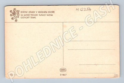 Pohlednice Krásný Dvůr gotický templ Orbis (M6254)