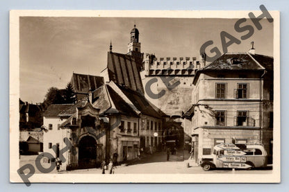 Pohlednice Prachatice Dolní brána 1955 (M626)