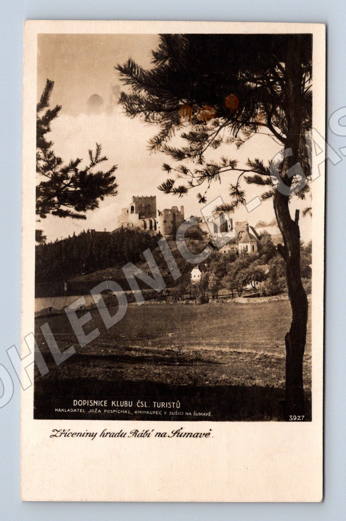 Pohlednice Rabí Šumava Klub turistů (M6263)