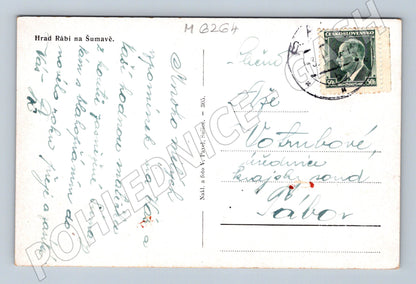 Pohlednice Hrad Rabí odeslaná ČSR (M6264)