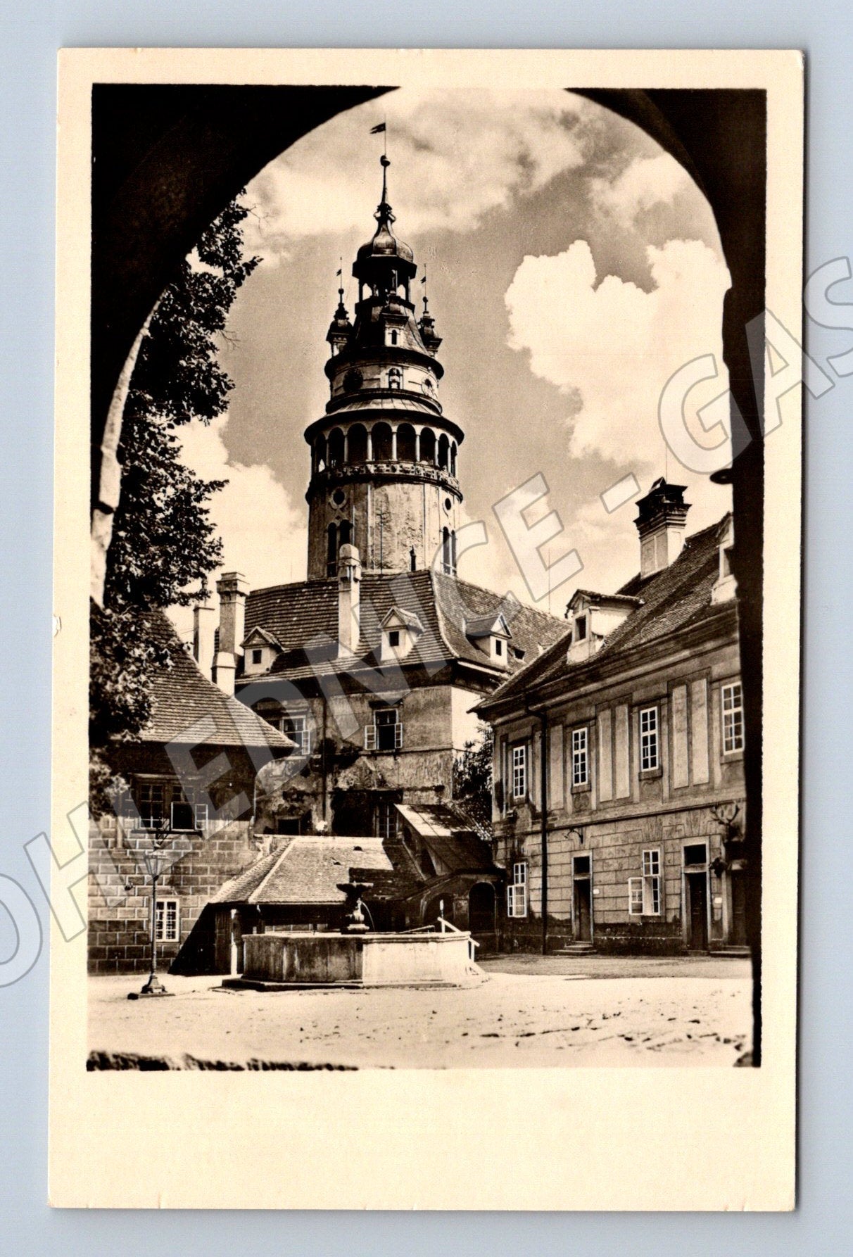 Pohlednice Český Krumlov zámek Orbis stará (M6266)