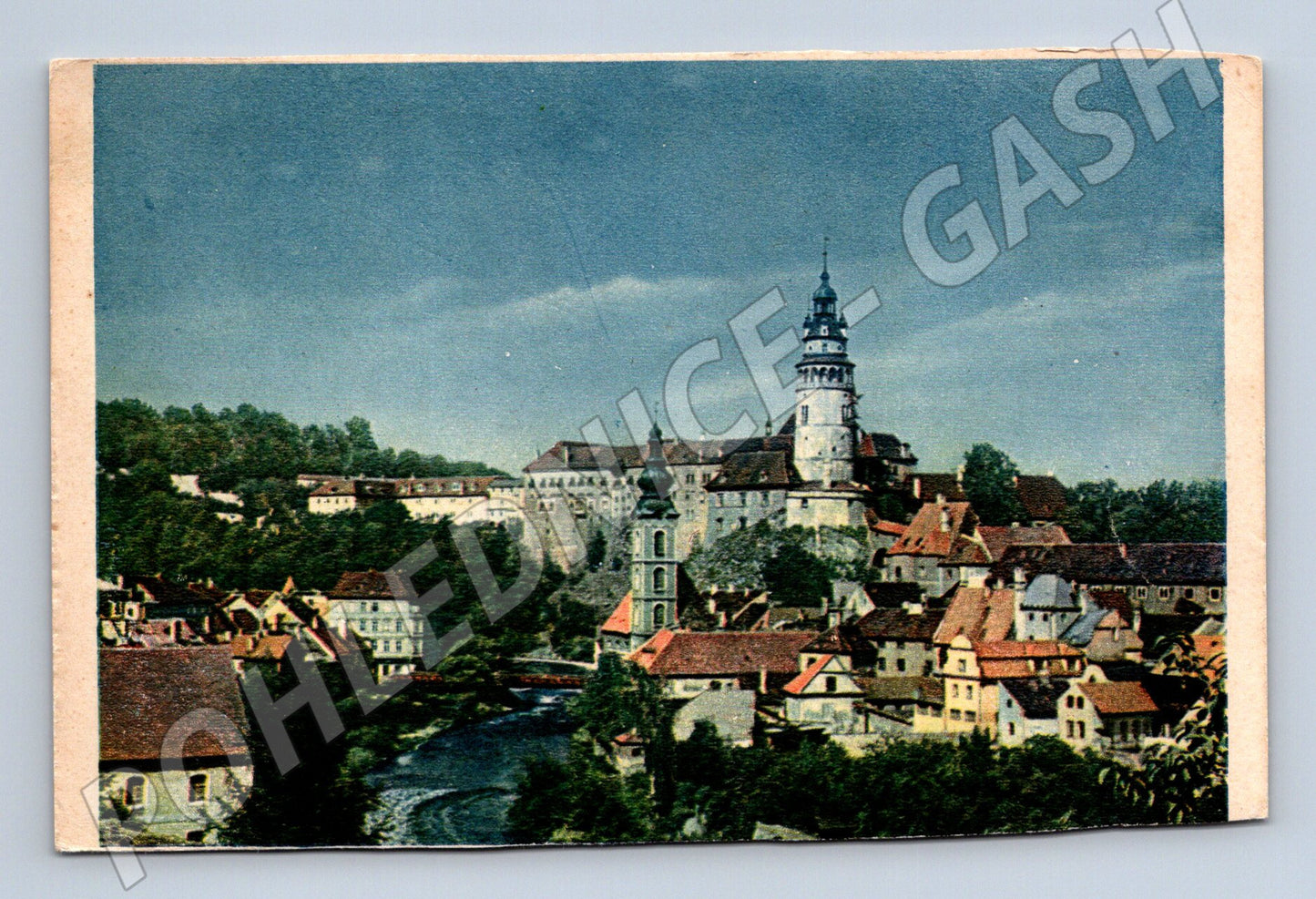 Pohlednice Český Krumlov zámek panorama (M6267)