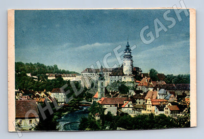 Pohlednice Český Krumlov zámek panorama (M6267)