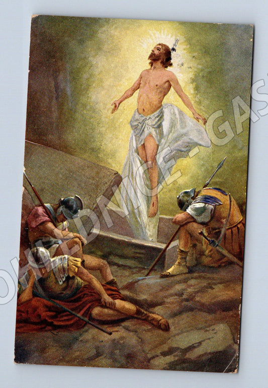 Pohlednice Vzkříšení Ježíše velikonoční ČSR (M6274)