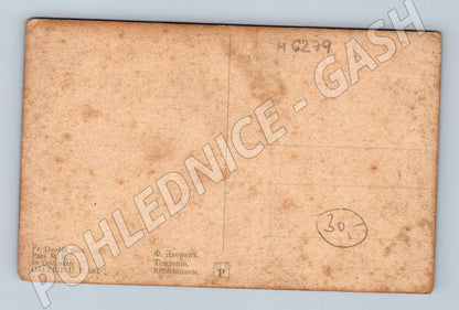 Pohlednice portrét ženy František Dvořák secese (M6279)