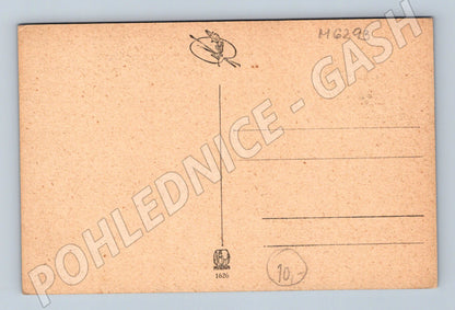 Pohlednice malovaná krajina PNF Praha (M6293)