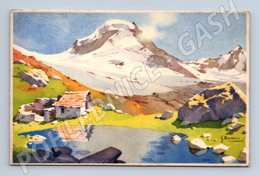 Pohlednice Itálie akvarel S. Bonelli (M6297)