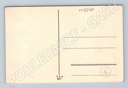 Pohlednice venkovská krajina idyla (M6298)