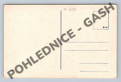 Pohlednice Husitské Hořice historický motiv (M630)
