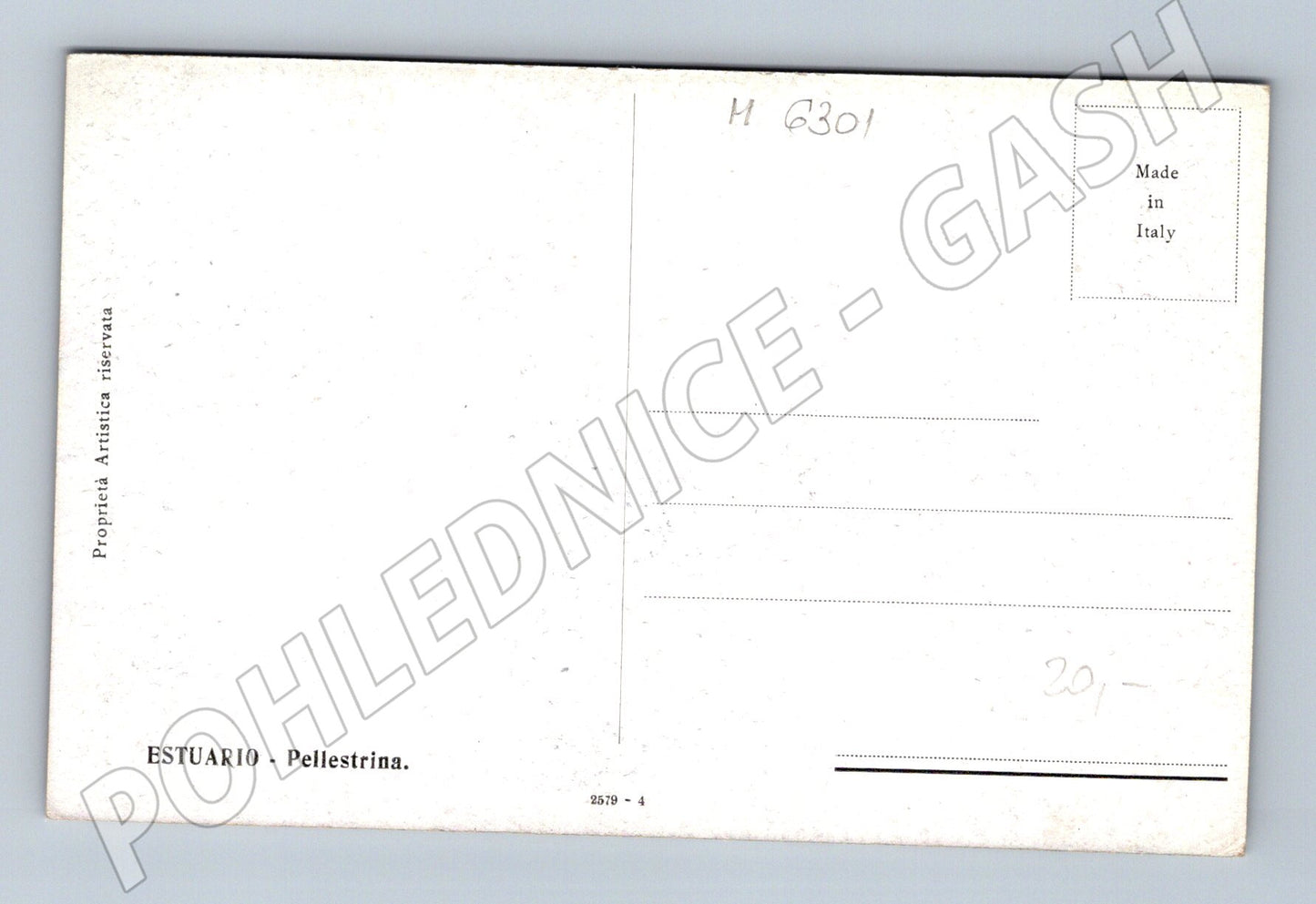 Pohlednice Itálie Estuario Pellestrina lodě (M6301)