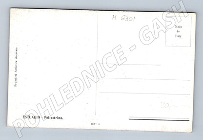 Pohlednice Itálie Estuario Pellestrina lodě (M6301)