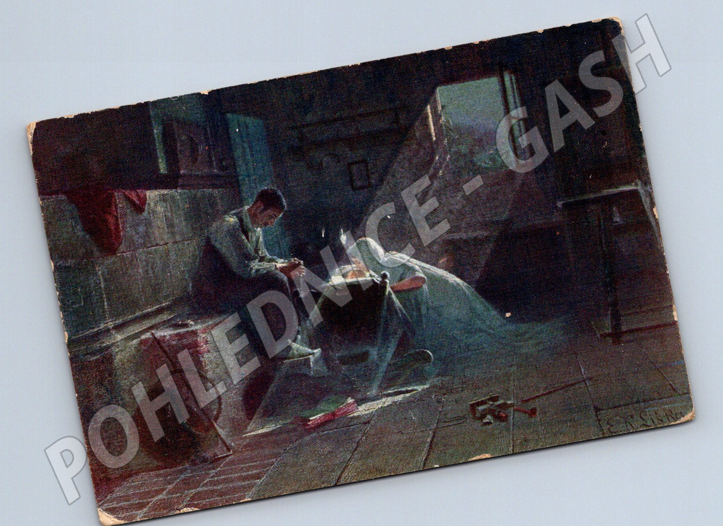 Pohlednice E. K. Liška Vdovec 1914 (M6302)