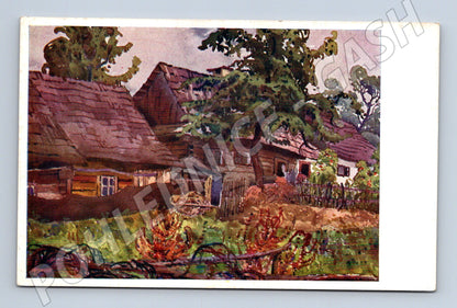 Pohlednice Valašské chalupy Hoffmann (M6307)