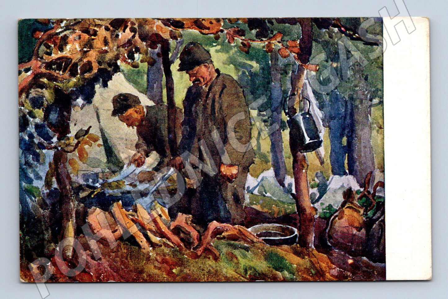 Pohlednice Československé legie polní kuchyně (M6308)