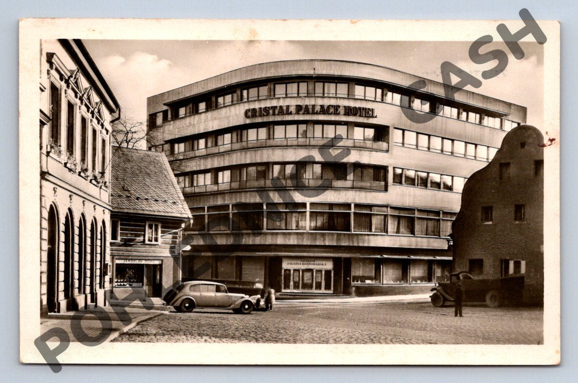 Pohlednice Železný Brod Cristal Palace 1950 (M631)