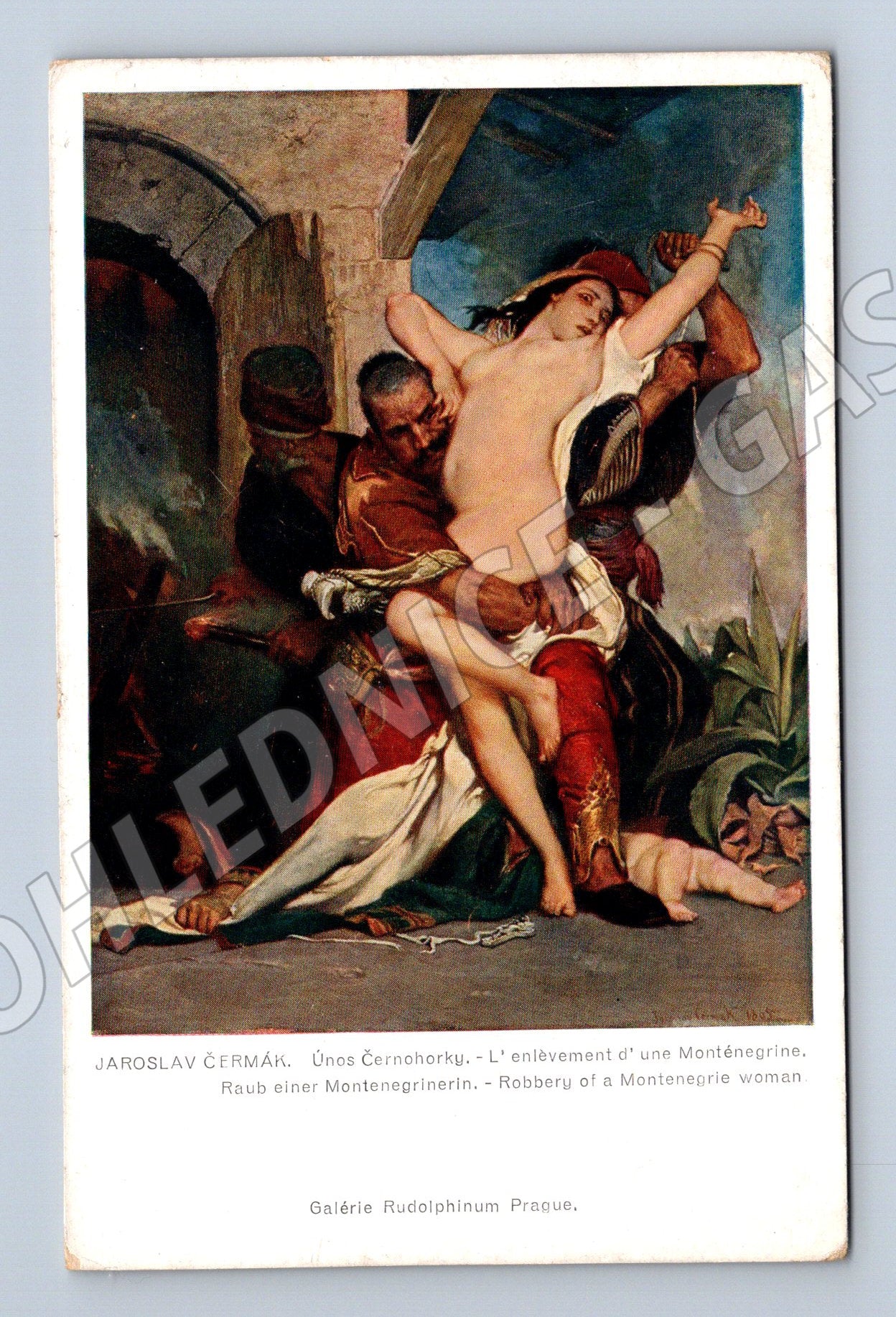 Pohlednice Jaroslav Čermák Únos Černohorky (M6310)