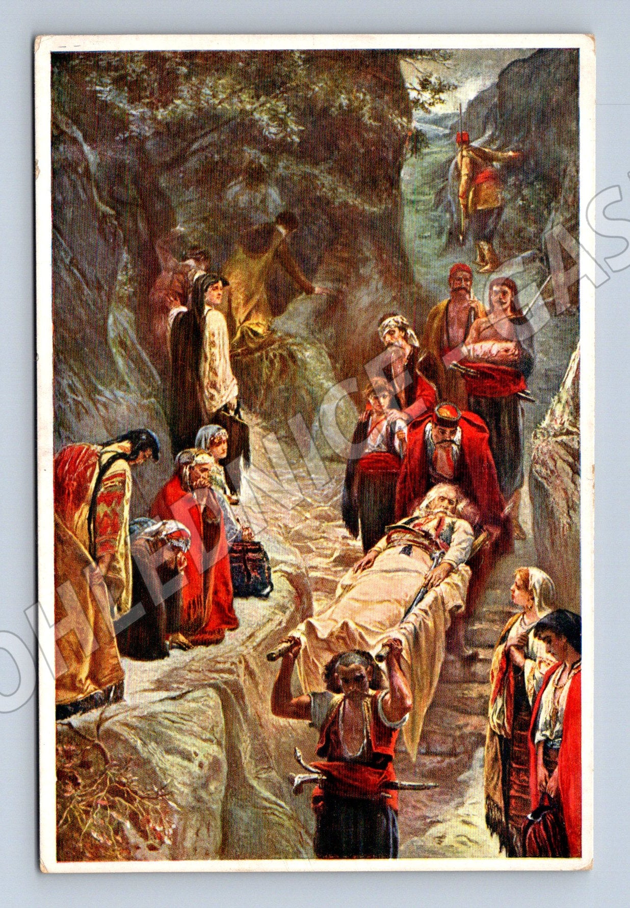 Pohlednice Čermák Raněný Černohorec (M6311)