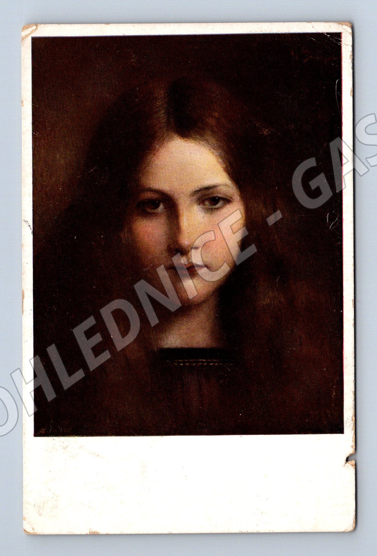 Pohlednice portrét dívky 1913 RU (M6313)