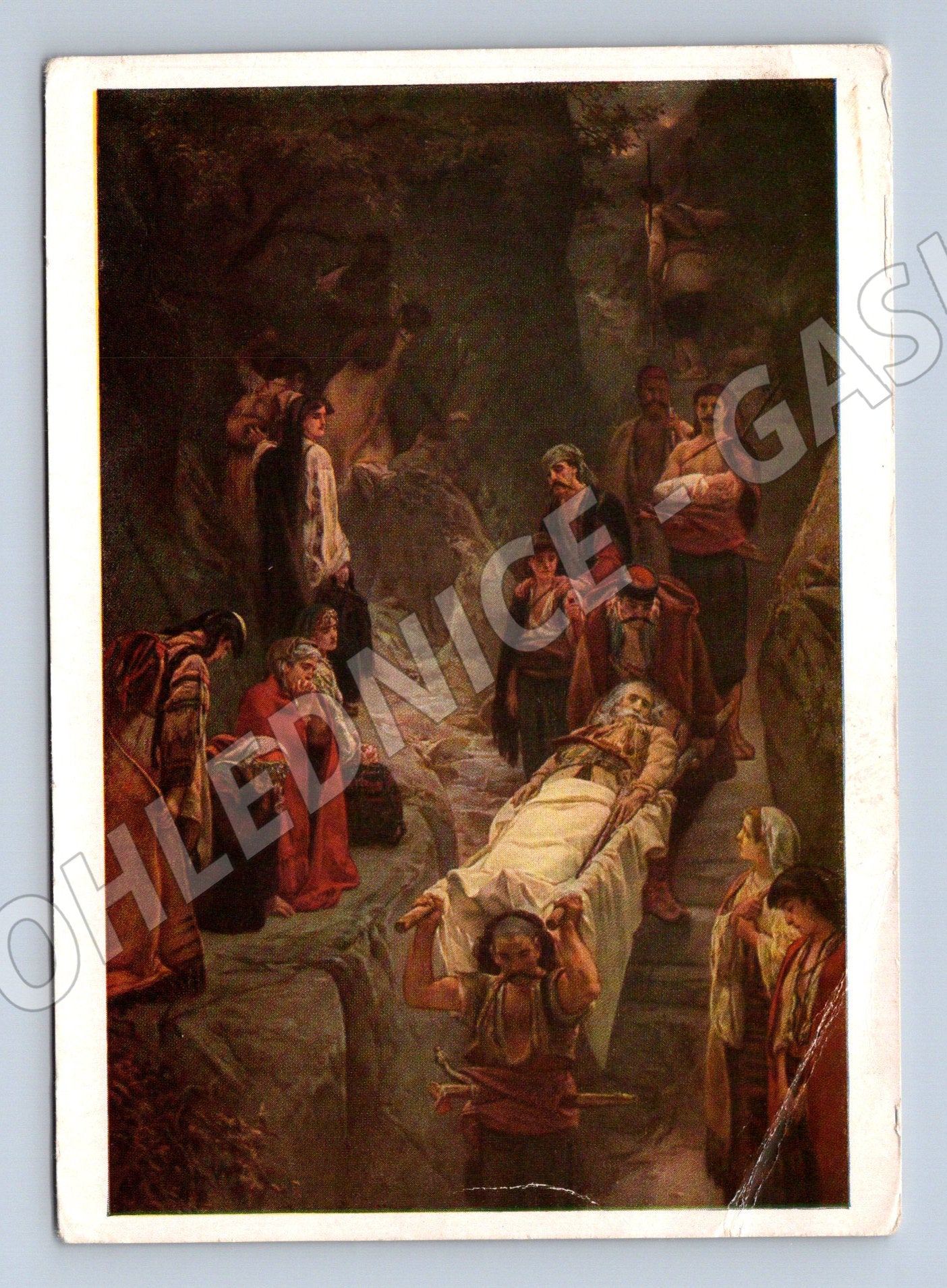 Pohlednice Čermák Raněný Černohorec (M6315)