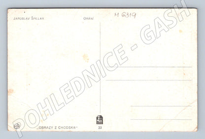 Pohlednice Jaroslav Špillar Orání (M6319)
