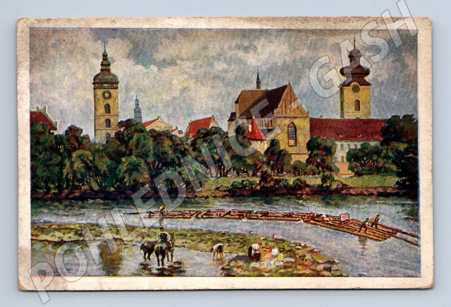 Pohlednice České Budějovice voroplavba (M6322)