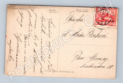 Pohlednice Karel Šimůnek Polibek (M6326)