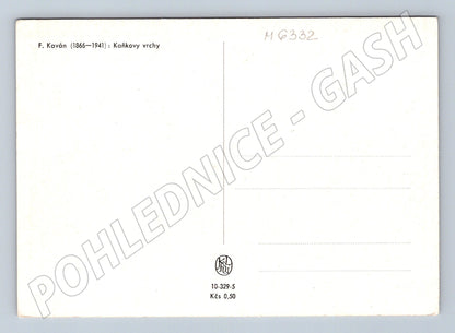 Pohlednice Kaván Kaňkovy vrchy (M6332)