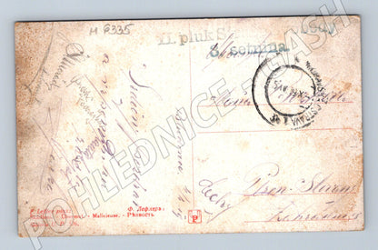 Pohlednice alegorie andílci F. Lefler (M6335)