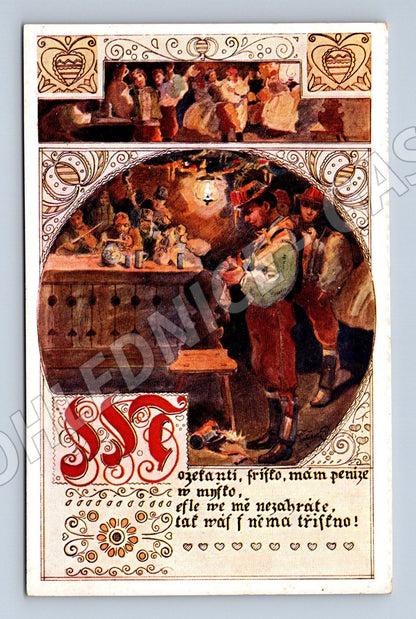 Pohlednice vesnická slavnost Pištělka (M6337)