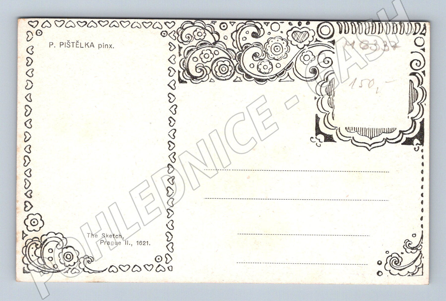 Pohlednice vesnická slavnost Pištělka (M6337)