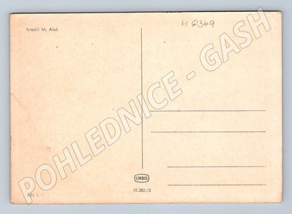 Pohlednice Mikoláš Aleš kresba Orbis (M6349)